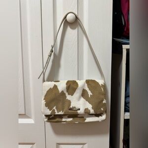 Y2k Nine West cow print bag
